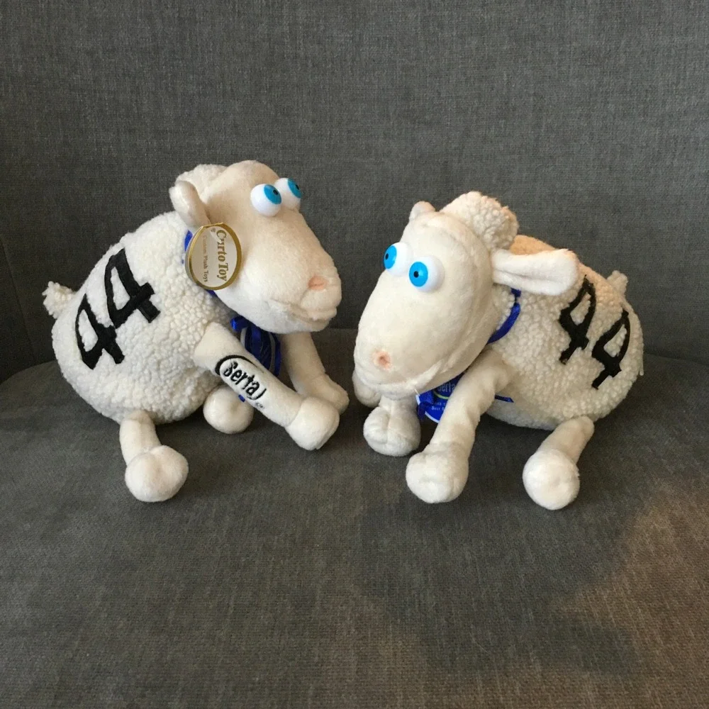 Serta Plush Sheep Pair Number‎ 44 Set of 2